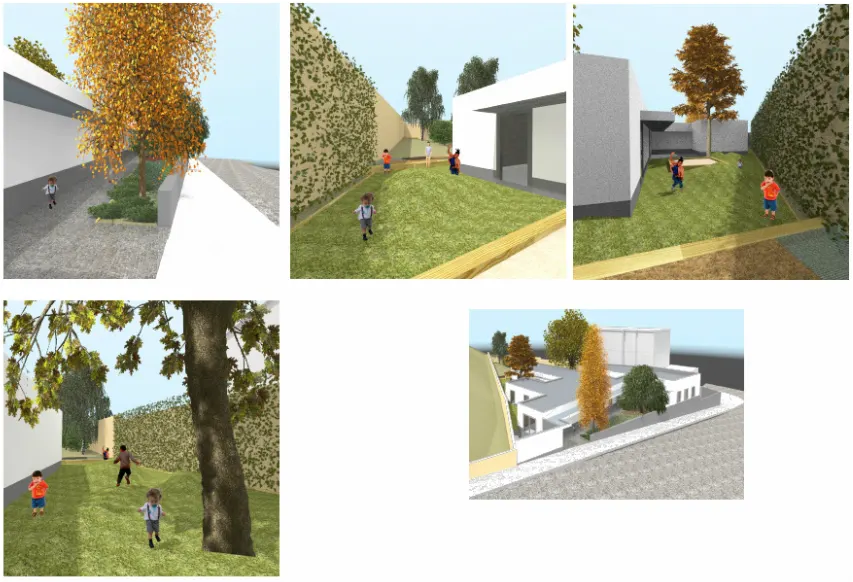 Projeto do jardim: vistas